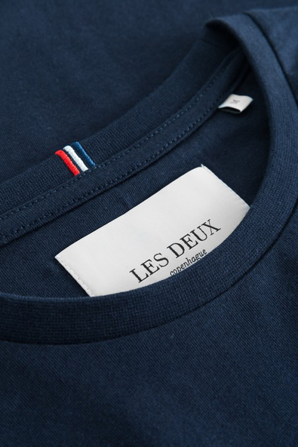 ΜΠΛΟΥΖΑ LES DEUX - 460043 DARK NAVY/IVORY-BAKED APPLE RED